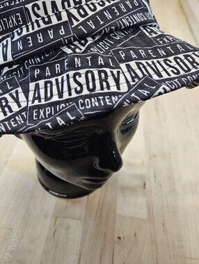 PARENTAL ADVISORY Warning Bucket Hat